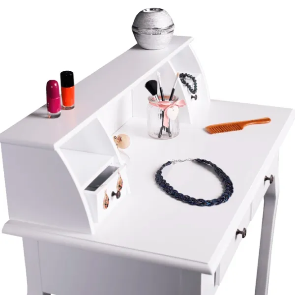 Masă de toaletă Tempo Kondela Rodes New MDF/ White photo 5