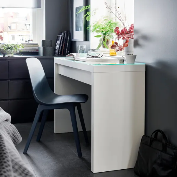 Masă de toaletă Ikea Malm MDF/ White photo 3