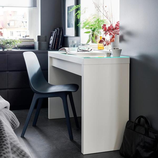 Masă de toaletă Ikea Malm MDF/ White photo 3