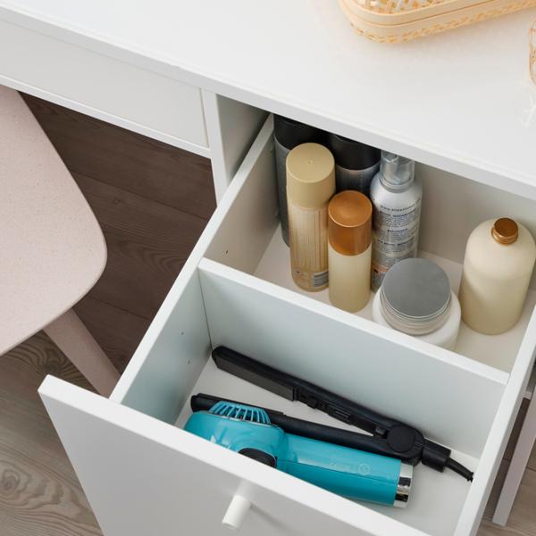 Masă de toaletă Ikea Syvde 100x48 PAL/ White photo 7