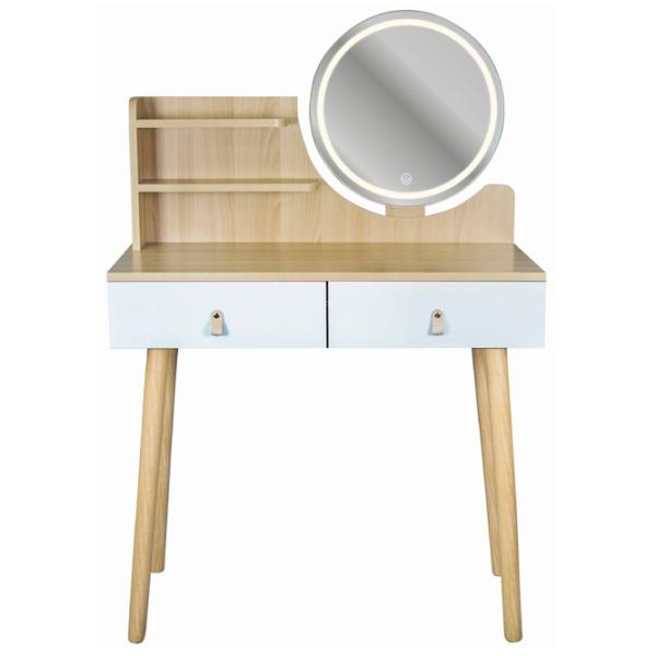 Masă de toaletă Jumi CM-254152 MDF/ Stejar Sonoma photo 1 Masă de toaletă Jumi CM-254152 MDF/ Stejar Sonoma photo 1