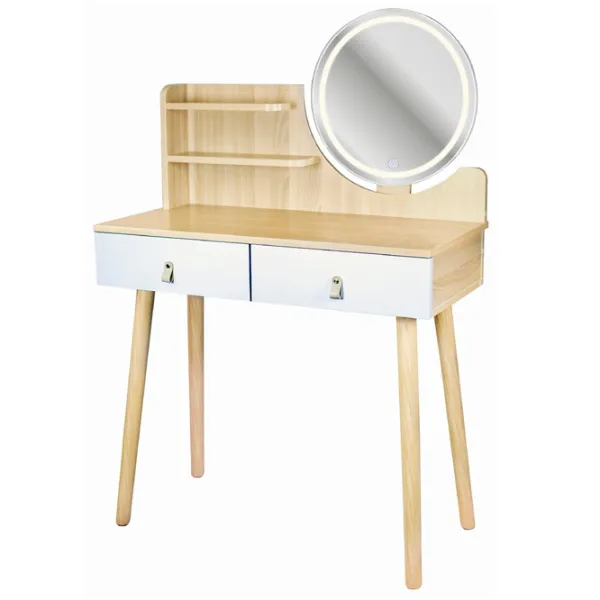 Masă de toaletă Jumi CM-254152 MDF/ Stejar Sonoma photo 2 Masă de toaletă Jumi CM-254152 MDF/ Stejar Sonoma photo 2