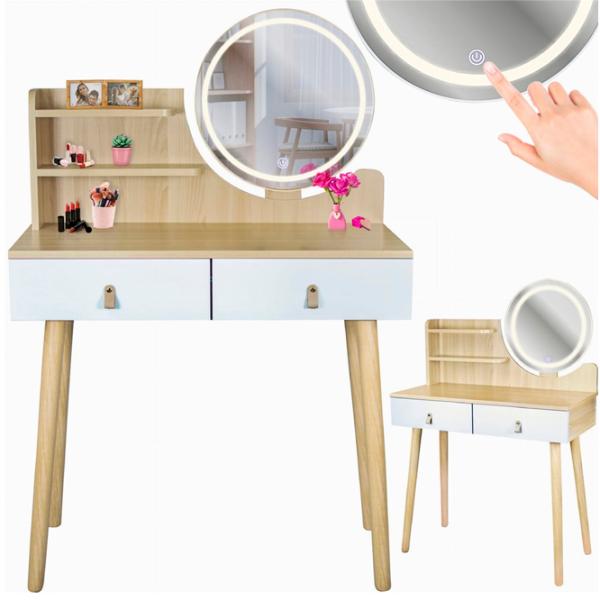 Masă de toaletă Jumi CM-254152 MDF/ Stejar Sonoma photo 5 Masă de toaletă Jumi CM-254152 MDF/ Stejar Sonoma photo 5
