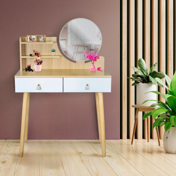 Masă de toaletă Jumi CM-989283 MDF/ Stejar Sonoma photo 3
