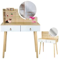 Masă de toaletă Jumi CM-989283 MDF/ Stejar Sonoma photo 5