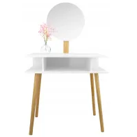 Masă de toaletă Chomik PHO5803 MDF/ Stejar Sonoma