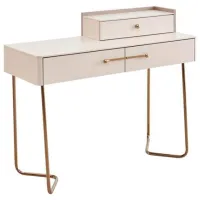 Masă de toaletă KompaniT MILENA Dresser Metal/ Bronze
