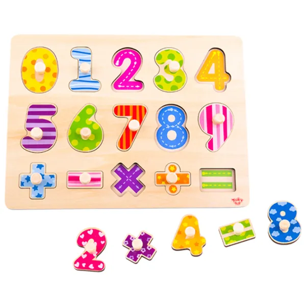 Пазл 3D Tooky Toy Cifre 3+/ Количество деталей: 16 photo 1