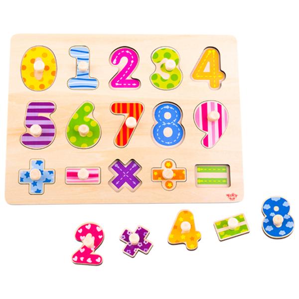 Пазл 3D Tooky Toy Cifre 3+/ Количество деталей: 16 photo 1