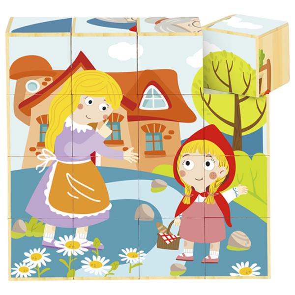 Puzzle 3D Tooky Toy Scufita Rosie 2+/ Numărul de piese: 17 photo 2