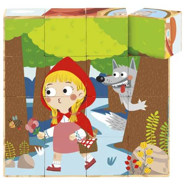 Puzzle 3D Tooky Toy Scufita Rosie 2+/ Numărul de piese: 17 photo 3