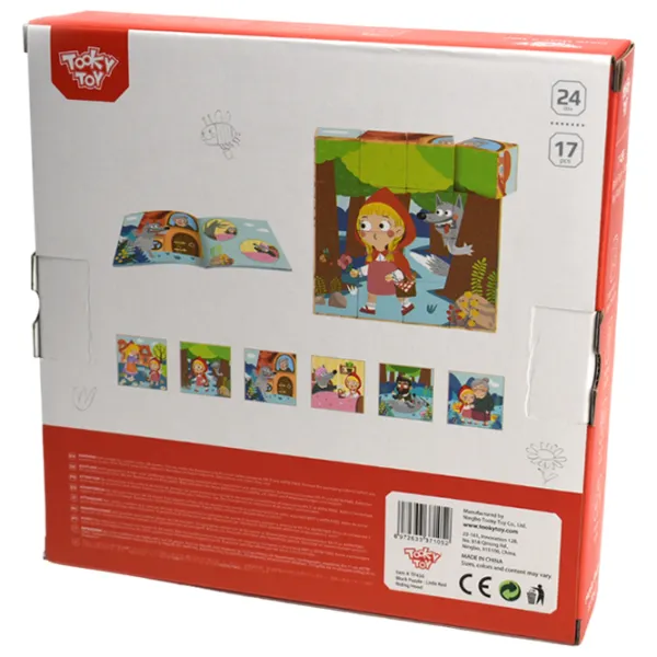 Puzzle 3D Tooky Toy Scufita Rosie 2+/ Numărul de piese: 17 photo 5
