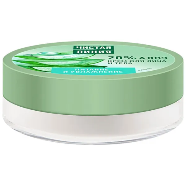 Крем для лица Чистая Линия Aloe Vera Все типы/ 50 мл photo 2