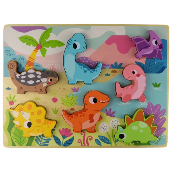 Пазл 3D Tooky Toy Деревянный 1+/ Количество деталей: 8 photo 2