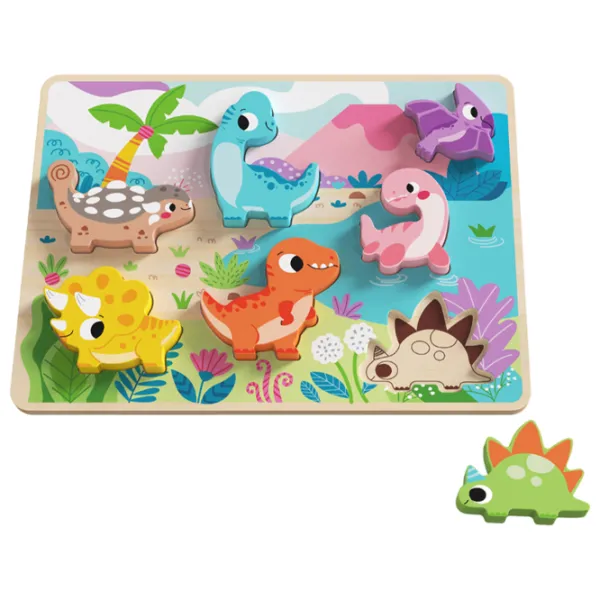 Пазл 3D Tooky Toy Деревянный 1+/ Количество деталей: 8 photo 3