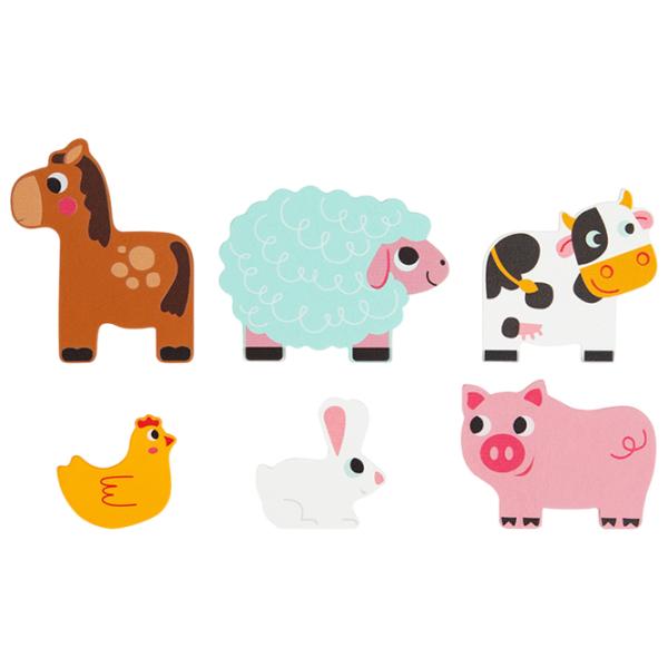 Пазл 3D Tooky Toy Ферма 1+/ Количество деталей: 7 photo 3
