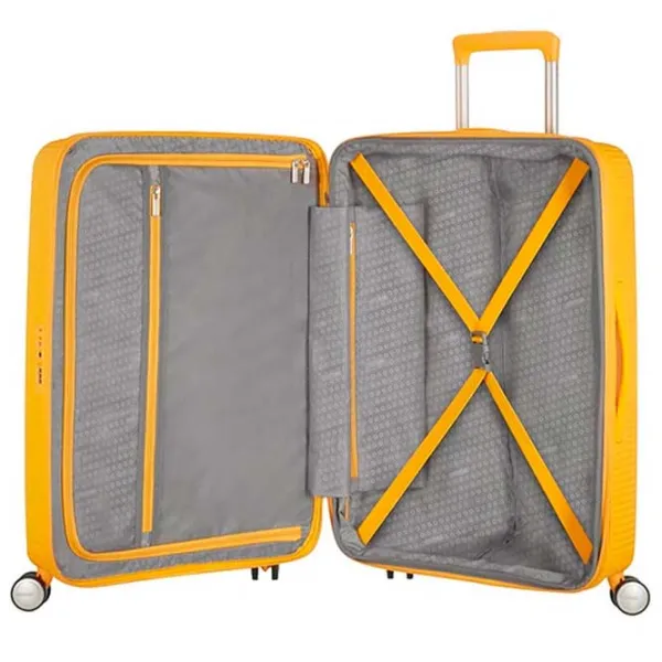 Valiză American Tourister Soundbox Spinner Expandable 71.5l/ Bass Yellow photo 3 Valiză American Tourister Soundbox Spinner Expandable 71.5l/ Bass Yellow photo 3