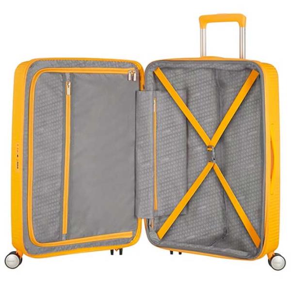 Valiză American Tourister Soundbox Spinner Expandable 71.5l/ Bass Yellow photo 3 Valiză American Tourister Soundbox Spinner Expandable 71.5l/ Bass Yellow photo 3