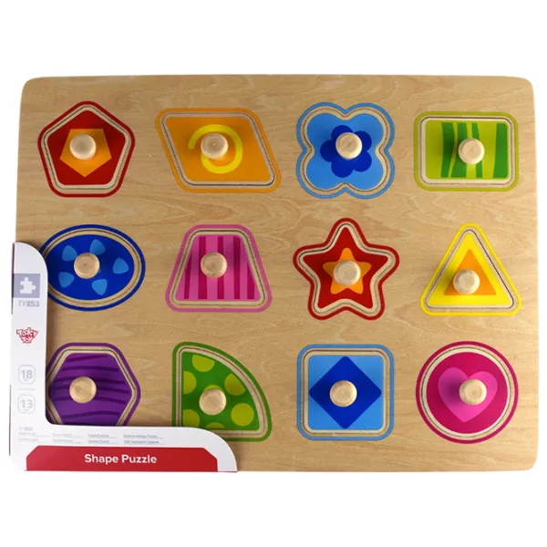 Пазл 3D Tooky Toy Формы 1.5+/ Количество деталей: 16 photo 2