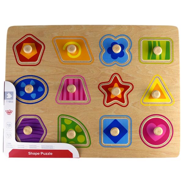 Пазл 3D Tooky Toy Формы 1.5+/ Количество деталей: 16 photo 2