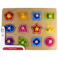Puzzle 3D Tooky Toy Forme 1.5+/ Numărul de piese: 16 photo 2