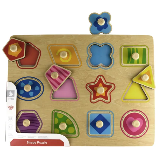 Пазл 3D Tooky Toy Формы 1.5+/ Количество деталей: 16 photo 3
