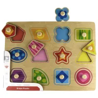Puzzle 3D Tooky Toy Forme 1.5+/ Numărul de piese: 16 photo 3