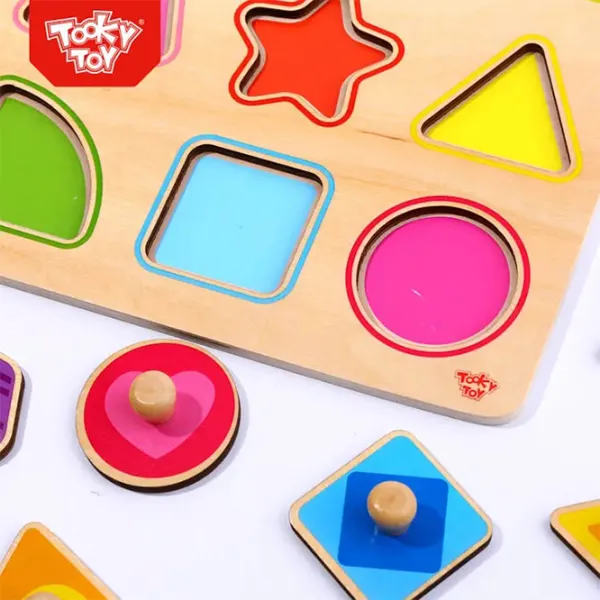 Пазл 3D Tooky Toy Формы 1.5+/ Количество деталей: 16 photo 4