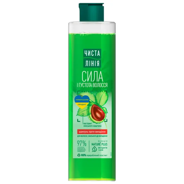 Șampon Чистая Линия Împotriva căderii părului 390 ml photo 1