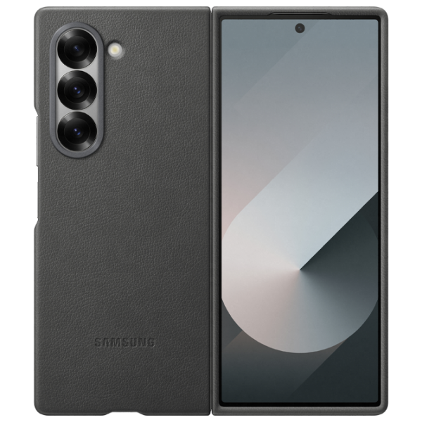 Чехол для смартфона Samsung Galaxy Z Fold 6 Samsung / Flip Cover / Экокожа / Графит photo 1