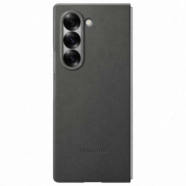 Чехол для смартфона Samsung Galaxy Z Fold 6 Samsung / Flip Cover / Экокожа / Графит photo 4