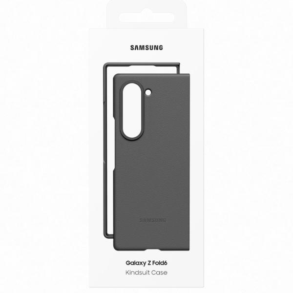 Чехол для смартфона Samsung Galaxy Z Fold 6 Samsung / Flip Cover / Экокожа / Графит photo 7