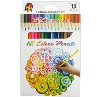 Карандаши Hong Wei 00014 Разноцветные/ 18