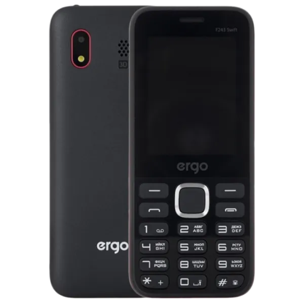 Ergo F243 Swift Black Black / Dual SIM photo 1