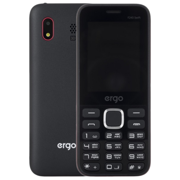 Ergo F243 Swift Black Black / Dual SIM photo 1