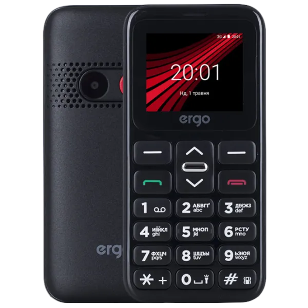 Ergo F186 Solace Черный / Dual SIM photo 1
