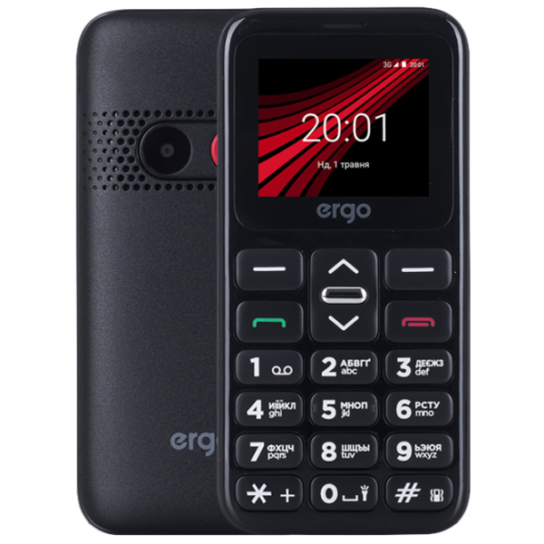Ergo F186 Solace Черный / Dual SIM photo 1