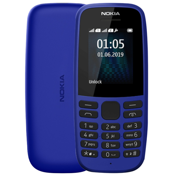 Nokia 105 ds (2019) Blue / Dual SIM photo 1