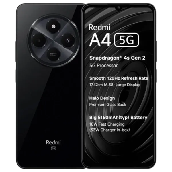 Xiaomi Redmi A4 4 ГБ/ 128 ГБ/ Dual SIM/ Черный Starry photo 2