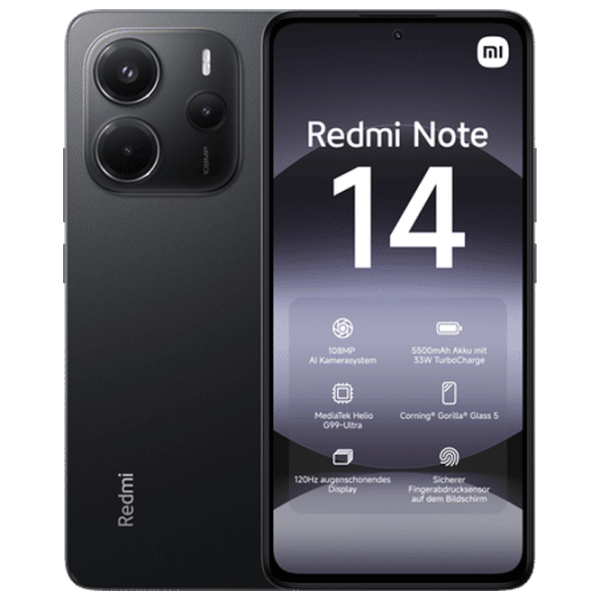 Xiaomi Redmi Note 14 4G 8 GB/ 256 GB/ Dual SIM/ Black Midnight photo 3