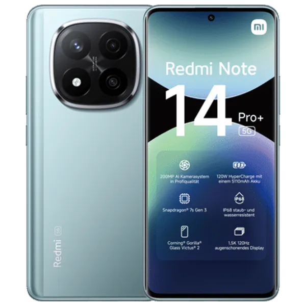 Xiaomi Redmi Note 14 Pro+ 5G 8 GB/ 256 GB/ Dual SIM/ Blue Frost photo 1 Xiaomi Redmi Note 14 Pro+ 5G 8 GB/ 256 GB/ Dual SIM/ Blue Frost photo 1