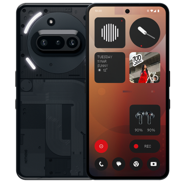 Nothing Phone (3a) 12 GB/ 256 GB/ Dual SIM/ Black  photo 3 Nothing Phone (3a) 12 GB/ 256 GB/ Dual SIM/ Black  photo 3