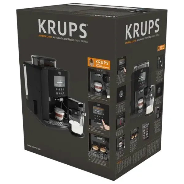 Кофемашина KRUPS EA819N10  / 1.7 л / Черный photo 8