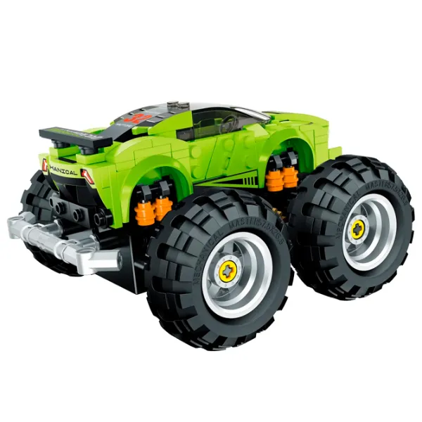 Конструктор с радиоуправлением XTech Off-Road Monster Truck Автомобиль/ Зелёный photo 2