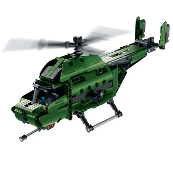 Конструктор XTech 2 in 1 Military Helicopter Вертолет/ Зелёный photo 2