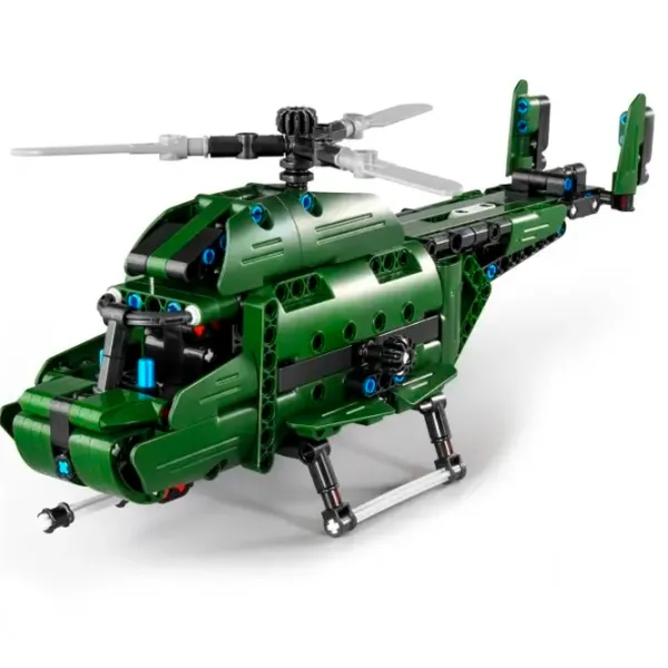 Конструктор XTech 2 in 1 Military Helicopter Вертолет/ Зелёный photo 4