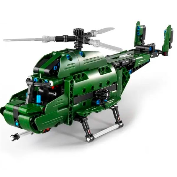 Конструктор XTech 2 in 1 Military Helicopter Вертолет/ Зелёный photo 4