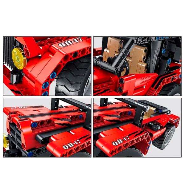 Конструктор с радиоуправлением XTech 2 in 1 Cars Автомобиль/ Красный photo 4