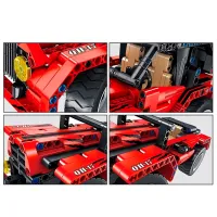 Constructor cu telecomandă XTech 2 in 1 Cars Mașină/ Red photo 4