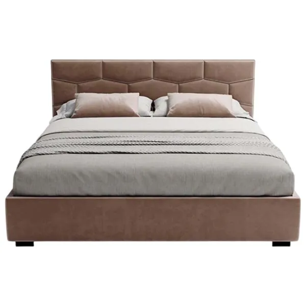 Кровать My-Style my-Mili 200 x 200 см / Фанера / Коричневый photo 2